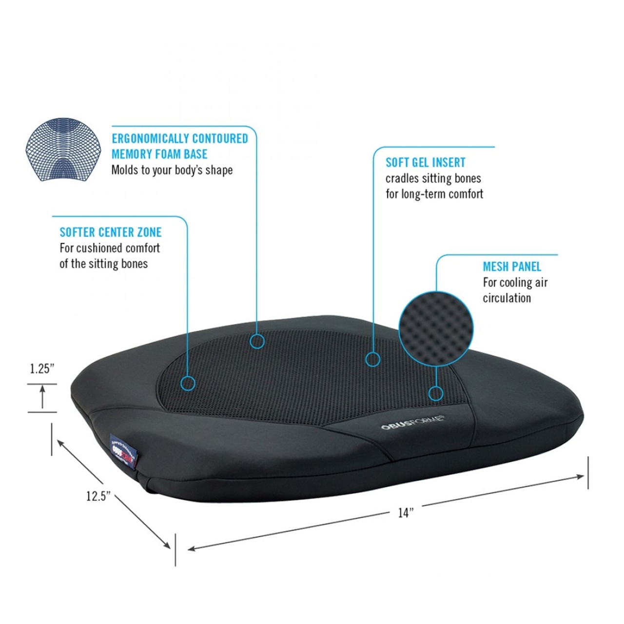 Obus Forme Gel Seat