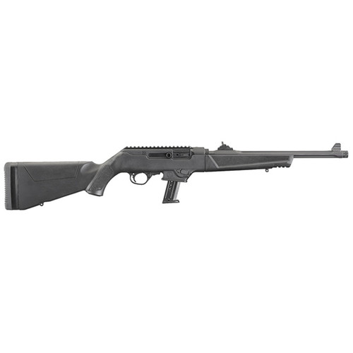 RUG PC CARBINE 9MM 16 FLTD TB BLK SYN 17RD