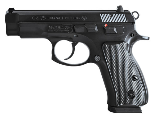 CZ 75 COMPACT 50TH ANNIV ELITE 9MM BLK 10RD
