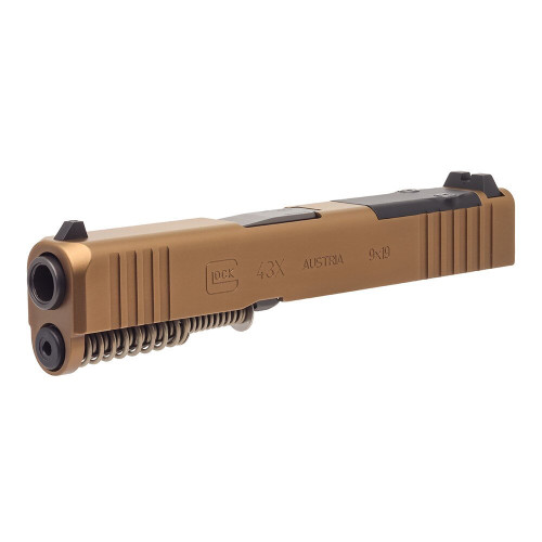 G43X MOS / 9mm Complete Slide Coyote