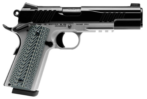 SAV 1911 GOV'T BLK/SS 9MM 5 10RD
