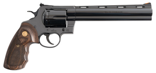 CLT ANACONDA 44MAG 8 BLUE WOOD GOLD GRIPS 6RD