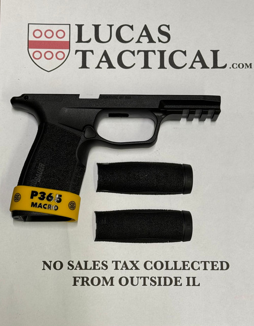 SIG Sauer P365 X-Macro Grip Module – Standard Polymer Frame – Black – No Manual Safety