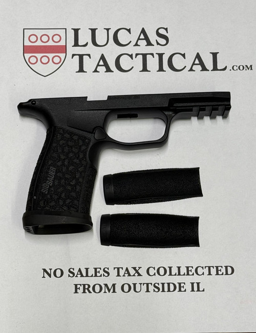 SIG Sauer P365 FUSE Grip Module – OEM Polymer – LXG Texture – Interchangeable Backstraps – Black