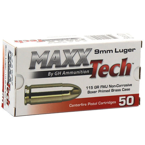 MAX 9MM 115GR FMJ 50RD