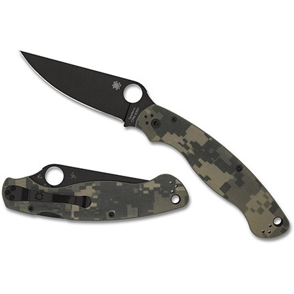 Military 2 Camo G-10 Black