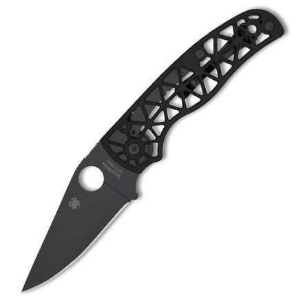 SPYDERCO EDGERATI PLAIN BLACK