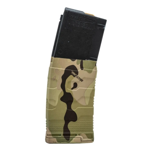 AMEND2 M3 5.56MM 30RD AR15 WITH RED FOLLOWER BLACK MULTICAM POLYMER MAGAZINE ( 50 PER CASE )