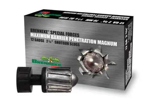 BRENNEKE SPEC FORCES MAX BARRIER PENETRATION MAG AMO 12GA 2.75 IN 1 3/8OZ 5-RD