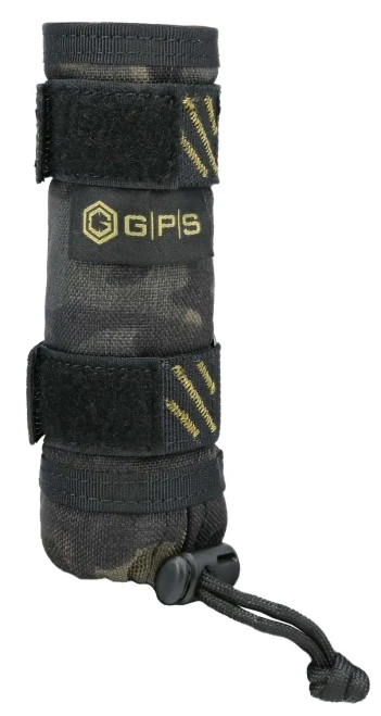 GPS TACTICAL SUPPRESSOR COVER FOR 22LR 5 IN BLACK CAMO HR INNER LINER 850 DEGREES ( 6 PER CASE )