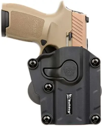 BULLDOG MAX MULTI FIT POLOYMERHOLSTER W PADDLE FIT MOST SEMI AUTO ( 12 PER CASE)