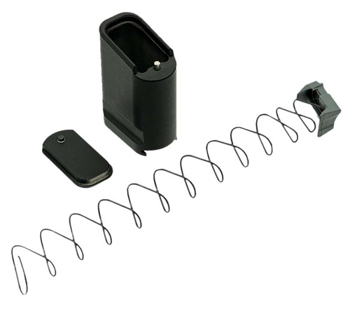 SHIELD ARMS S15 +10 PRE-INSTALLED MAG EXTENSION - NITROCARB - BLACK