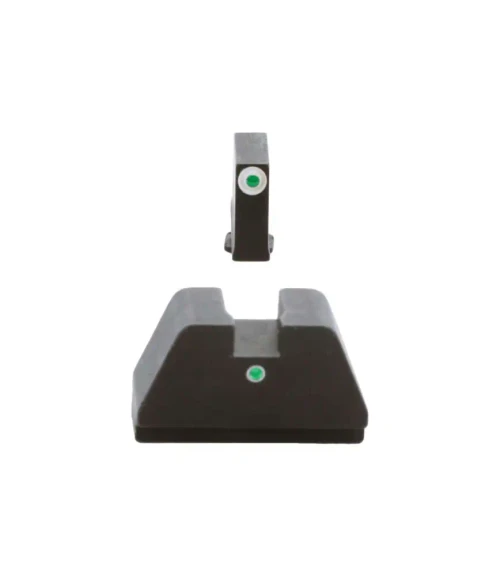 AMERIGLO NIGHT SIGHT SET ALL GLOCK 3XL TALL GREEN  FRONT GREEN DOT REAR