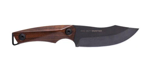 WOOX BAD BOY HUNTER FIXED BLADE KNIFE - WALNUT