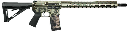 BLACK RAIN SPEC15 RIA 5.56 16IN BBL SILVER FX  CERAKOTE 15IN MLOK 30RD TRUMP RIFLE