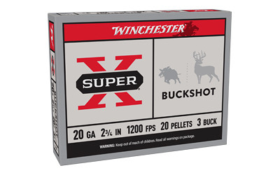 WIN SUPERX 20GA 2.75 #3BK 20PL 5/250