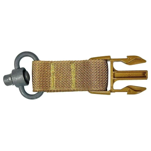 TAC SHIELD SRB ATTACHMENT FOR QD PUSH BUTTON  1 1/4" COYOTE