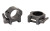 WARNE MAXIMA 1" HRZ QD LOW RINGS BLK