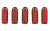 AZOOM SNAP CAPS 45ACP 5/PK RED