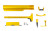 XTS AR15 ANODIZED PARTS KIT GOLD