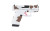 GLOCK 43X 9MM 15RD BRN COW PRINT