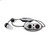 RADIANS VERTEX CORDED ELECTRONIC  EARBUDS WITH BLUETOOTH SILVER/BLK ( 4 PER BOX )