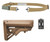 BLUE FORCE ARMY SLING KIT VCAS-PB-125-AA-BK P-RAIL-PB-BK BUTTSTOCK-B5BRAVO-BK COYOTE BROWN
