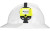 STRMLGHT SL-SIDESADDLE HARD HAT YLW