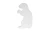 B/C AR500 3/8" SILHOUETTE GOPHER WHT