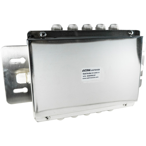 OP-416-10-S Stainless 10 Port Junction Box