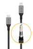 ALOGIC Super Ultra USB-C to Lightning Cable - 1.5m - Space Grey - MOQ:3
