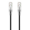 ALOGIC 1.5m Black Ultra Slim Cat6 Network Cable, UTP, 28AWG - Series Alpha - MOQ:8