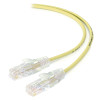 ALOGIC 1.5m Yellow Ultra Slim Cat6 Network Cable, UTP, 28AWG - Series Alpha - MOQ:8