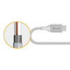 ALOGIC Super Ultra USB-C to Lightning Cable - 1.5m - Silver - MOQ:3