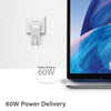 ALOGIC USB-C Wall Charger 60W - Travel Edition - Includes plugs for AU, US, EU and UK - WHITE  - MOQ:2