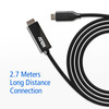 Aten USB-C to HDMI 4K 2.7m Cable, supports up to 4K @ 60Hz with high quality cable