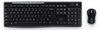Logitech MK270R Keyboard & Mouse- USB Wireless Black