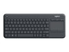Wireless Touch Keyboard K400 Plus with Unifying Transceiver