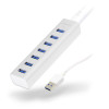 ALOGIC 7 Port USB Hub - Aluminium Unibody with Power Adapter - Prime Series  - MOQ:2