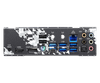AMD B550; 4 DDR4; PCIe 4.0 x16, PCIe 3.0 x16, PCIe 3.0 x1, M.2 WiFi Key E; 6 SATA3, Hyper M.2 (PCIe), M.2 (PCIe); 10 USB 3.2; Graphics: HDMI, DP