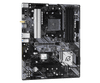 AMD B550; 4 DDR4 DIMM; PCIe 4.0 x16, PCIe 3.0 x16, 2 PCIe 3.0 x1, M.2 WiFi Key E; 4 SATA3, Hyper M.2 (PCIe); 8 USB 3.2 Gen1; Graphics: HDMI