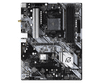AMD B550; 4 DDR4 DIMM; PCIe 4.0 x16, PCIe 3.0 x16, 2 PCIe 3.0 x1, M.2 WiFi Key E; 4 SATA3, Hyper M.2 (PCIe); 8 USB 3.2 Gen1; Graphics: HDMI