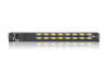 Single Rail 19" 16-Port PS/2-USB VGA LCD KVM Switch