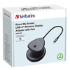 Verbatim 4K Wireless USB-C HDMI Adapter Dongle -Share My Screen Mirror Image