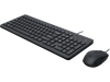 HP 150 Wired Mouse and Keyboard Black 
