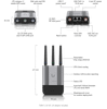 Ubiquiti Mobile Router Industrial, Compact& Ruggedized LTE Cat 4 Mobile WiFi Router 