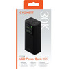 Cygnett Titan 30K mAh Laptop Power Bank - Black (CY5135PBCHE), 65W, LCD Digital Display, 2x USB-C, 2x USB-A, Charge 4x Device at Once