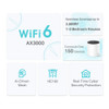 TP-Link Deco X55(1-pack) AX3000 Whole Home Mesh WiFi 6 Router, Dual-Band with Smart Antennas, MU-MIMO, HomeShield Security