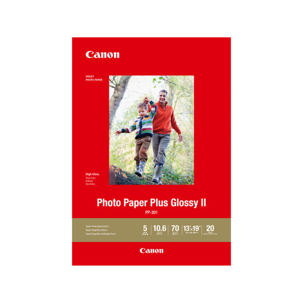 Canon PP301A3+ 20 sheets 265 gsm Photo Paper Plus Glossy II