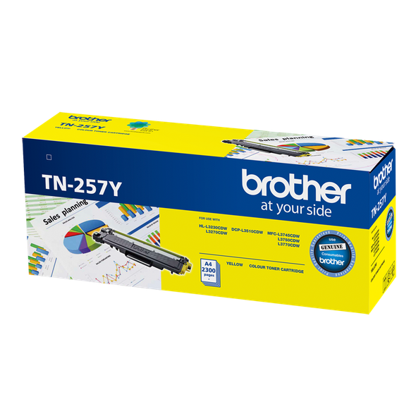 Brother TN-257Y Yellow High yield Toner